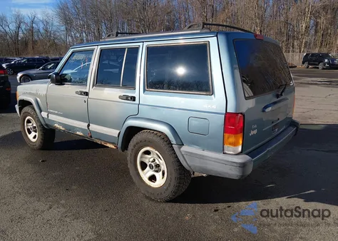 1999 Jeep Cherokee Classic/Sport из США, поврежденный, VIN 1J4FF68S3XL651689